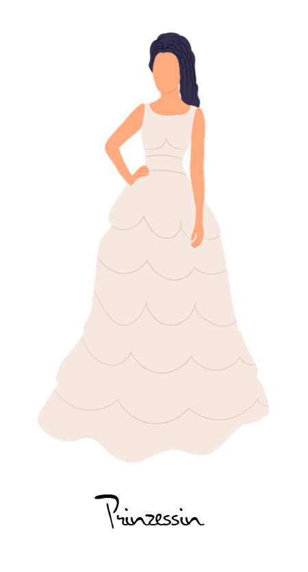 Brautkleidstil Prinzessin Mobil